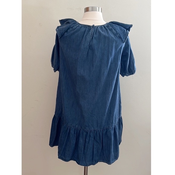 VICI | Chambray Puff Sleeve Dress - Picture 3 of 4